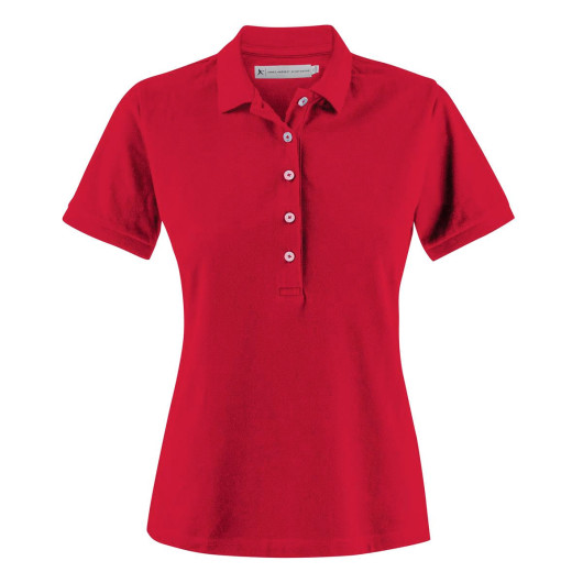 Promotional Womens Cotton Polos Red